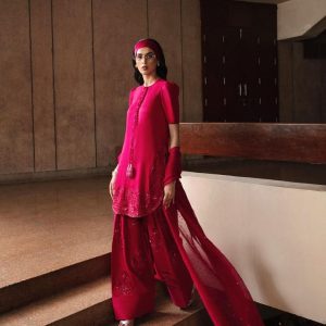 women's avant garde geometric cut out midi dress – two tone designer series